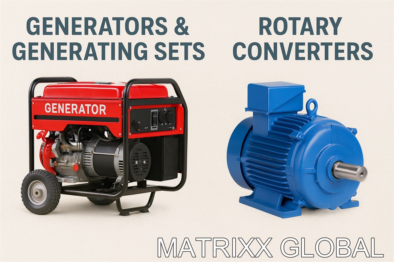 Generators and rotary converters